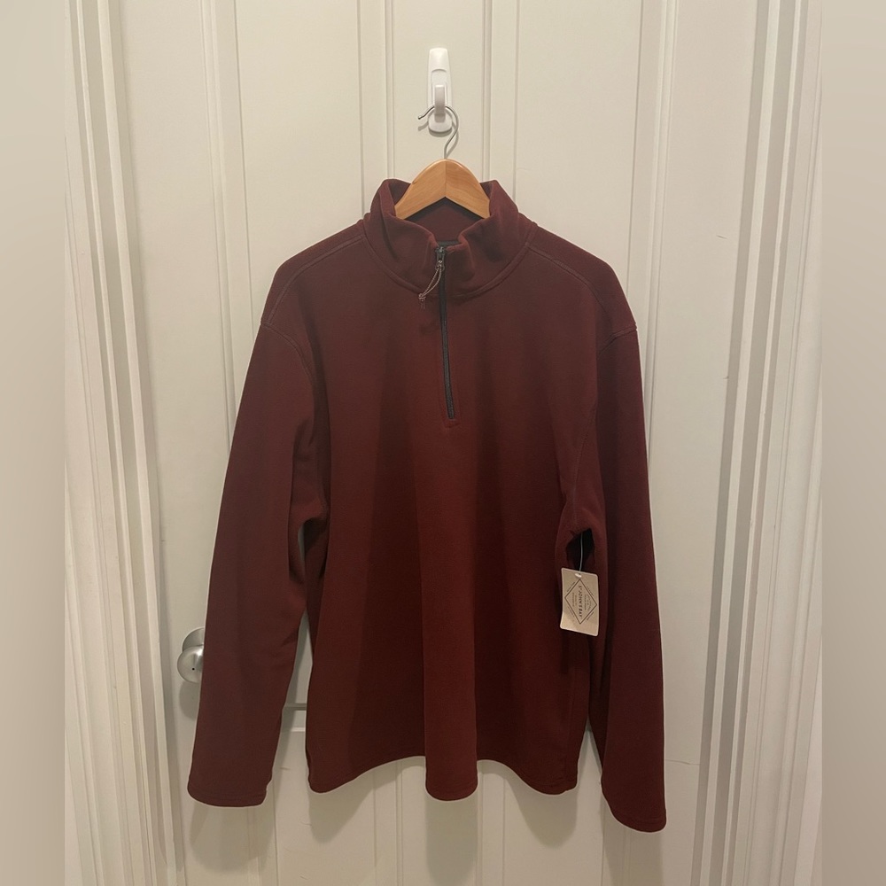 Mens XL St John’s Bay 1/4 Zip Fleece Sweatshirt